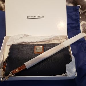 Dooney and Burke Midnight Blue Wristlet